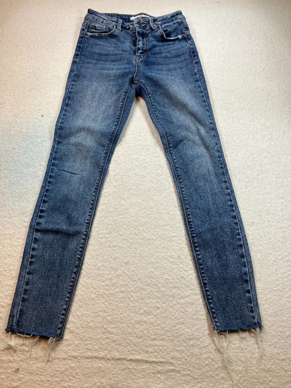 Hidden Skinny Blue Jeans Womens 25‎ Distressed